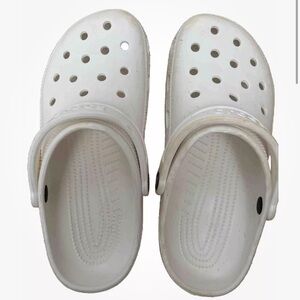Unused Unisex CROCS White Clogs
